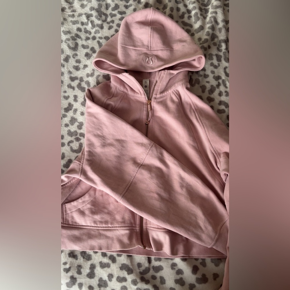 Pink Lululemon Scuba Zip-Up Hoodie~ M/L